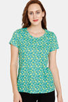 Rosaline Meadows Knit Cotton Top (Pack of 2) - Green Pink — thumbnail 7